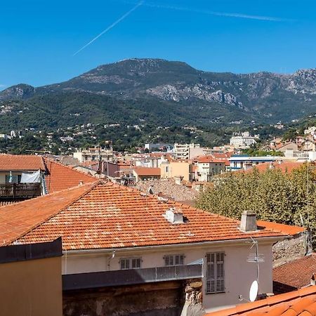 Between The Roofs Of Menton Old Town And The Sea Ngoại thất bức ảnh